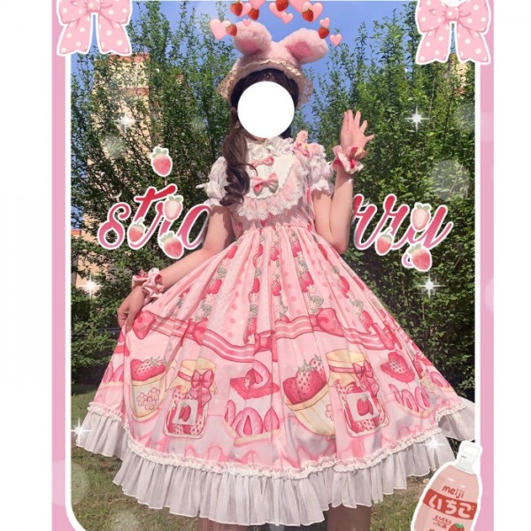 Strawberry Cake Lolita Style Dress JSK (WS08)